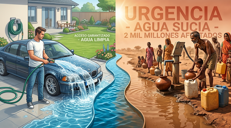 2.000 millones de personas, no tienen acceso al agua