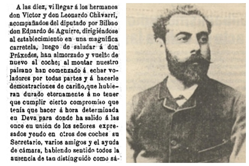 Víctor Chávarri Salazar (Portugalete el 23 de diciembre de 1854 - Marsella 29 de marzo de 1900) 
