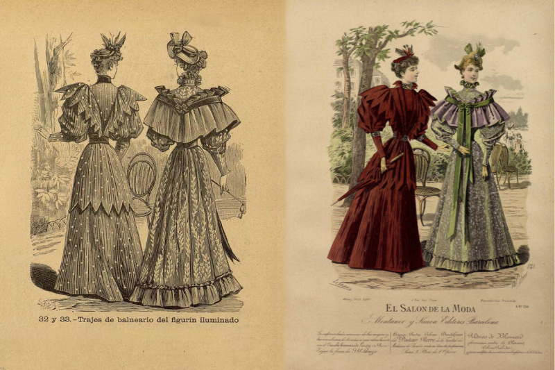 Trajes de balneario. El Salón de la Moda (24 de julio de 1893)