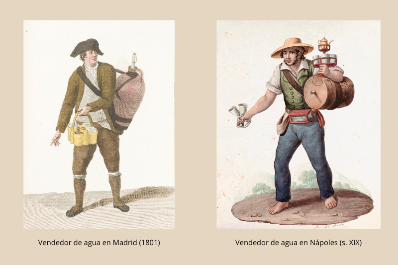 Vendedores de agua ambulantes (siglo XIX)