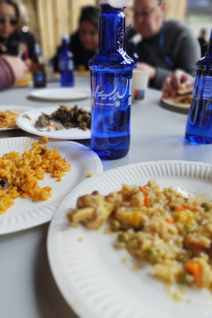 Arroces con agua mineral natural