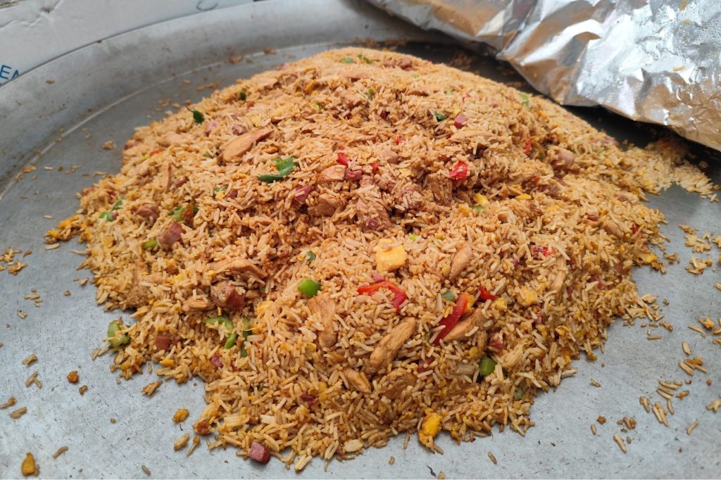 Arroz chaufa (típico de Perú)