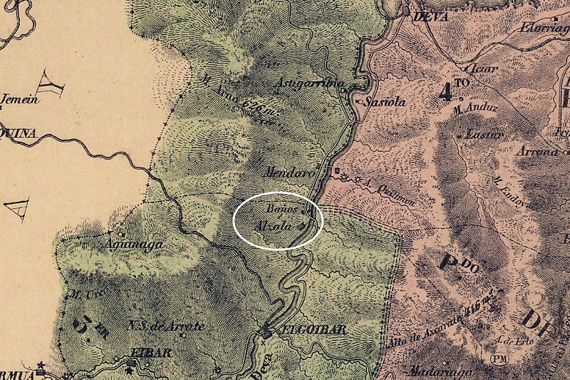 La primera Casa de Baños en Alzola abrió en 1801 y tenía médico propio