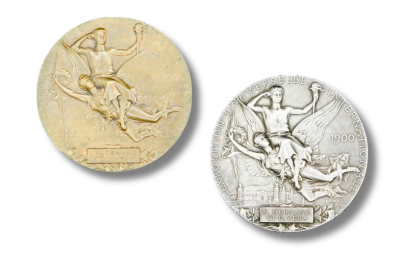 Aguas de Alzola ganadorade dos medallas en la Exposición Universal de París de 1900