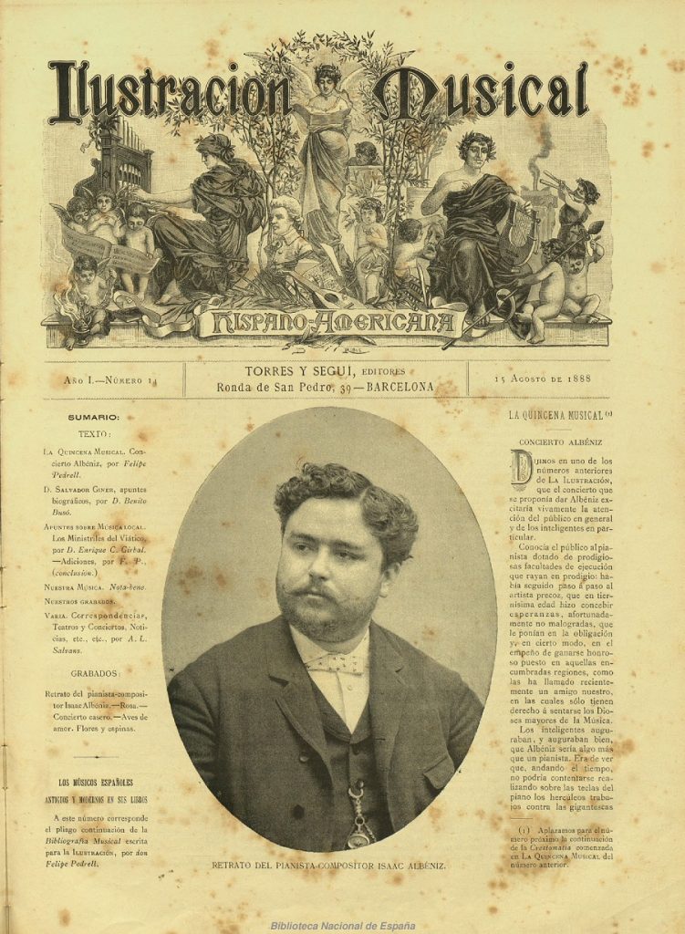 Albéniz estuvo en el Balneario de Alzola 