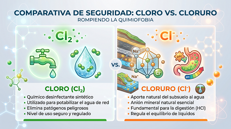 Cloro vs. cloruro